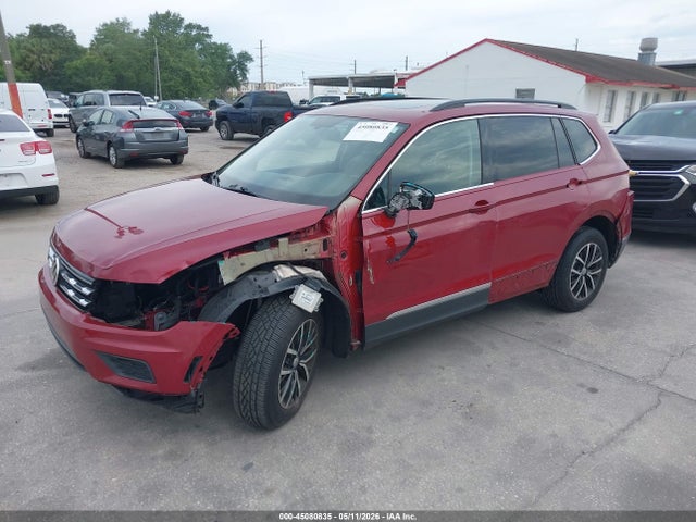 45080835 :رقم المزاد ، 3VV3B7AX3MM055798 vin ، 2021 Volkswagen Tiguan 2.0t Se/2.0t Se R-line Black/2.0t Sel مزاد بيع