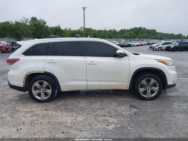 45080873 :رقم المزاد ، 5TDYKRFH9ES025174 vin ، 2014 Toyota Highlander Limited V6 مزاد بيع