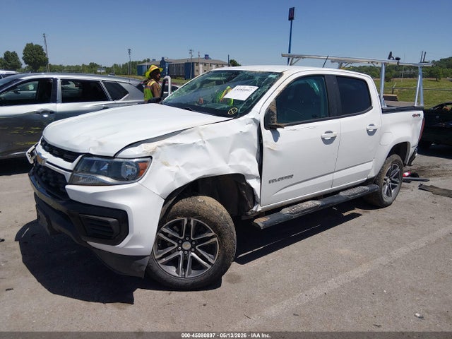 Aukcja sprzedaży 2021 Chevrolet Colorado 4wd  Short Box Wt, vin: 1GCGTBEN0M1209938, numer aukcji: 45080897
