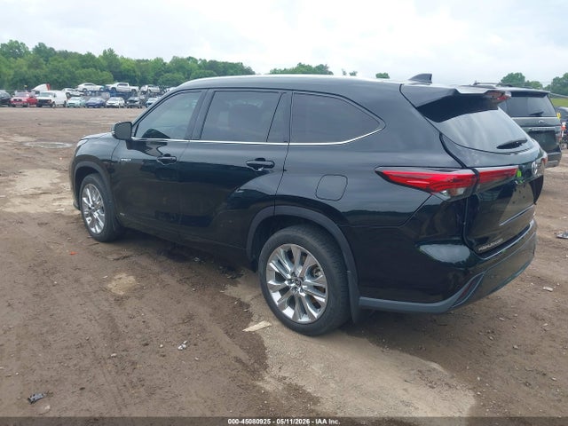 Продажа на аукционе авто 2021 Toyota Highlander Hybrid Limited, vin: 5TDXBRCH2MS063439, номер лота: 45080925