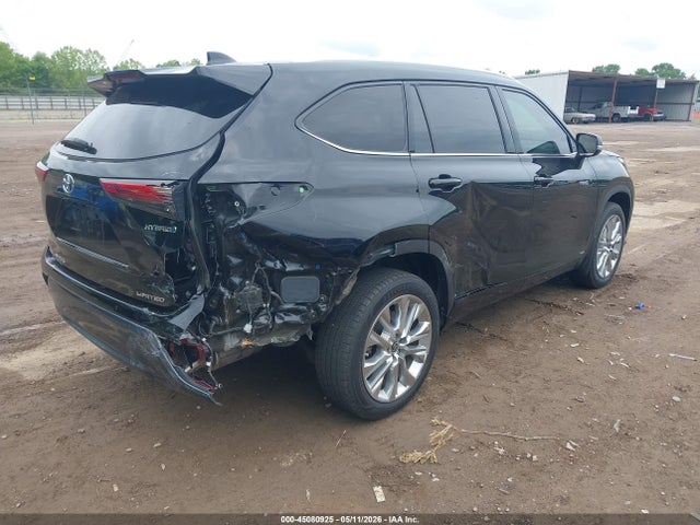 Продажа на аукционе авто 2021 Toyota Highlander Hybrid Limited, vin: 5TDXBRCH2MS063439, номер лота: 45080925