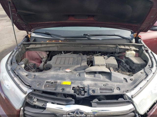 Aukcja sprzedaży 2016 Toyota Highlander Le Plus V6, vin: 5TDBKRFH7GS233207, numer aukcji: 45081011