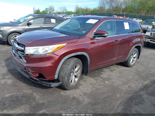 Aukcja sprzedaży 2016 Toyota Highlander Le Plus V6, vin: 5TDBKRFH7GS233207, numer aukcji: 45081011