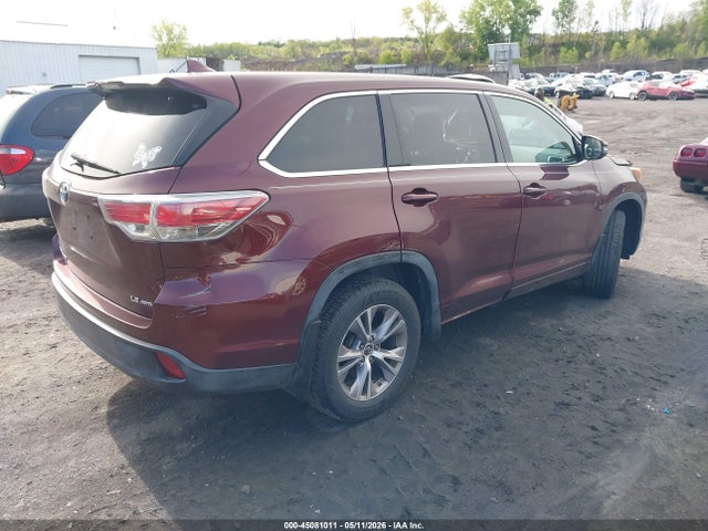 Aukcja sprzedaży 2016 Toyota Highlander Le Plus V6, vin: 5TDBKRFH7GS233207, numer aukcji: 45081011