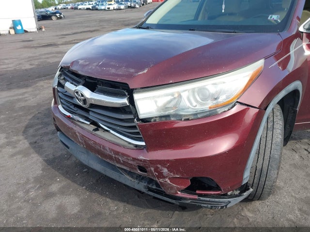 Aukcja sprzedaży 2016 Toyota Highlander Le Plus V6, vin: 5TDBKRFH7GS233207, numer aukcji: 45081011