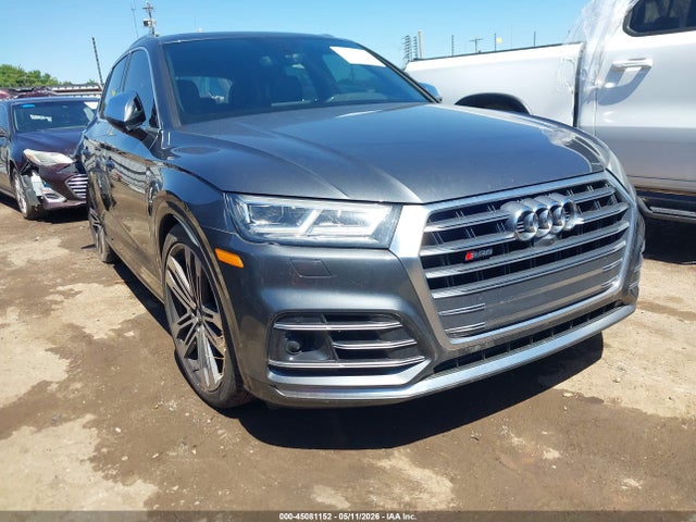 2018 Audi Sq5 3.0t Premium Plus მანქანა იყიდება აუქციონზე, vin: WA1C4AFY6J2213457, აუქციონის ნომერი: 45081152