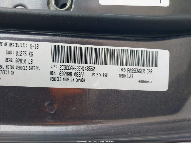 45081167 :رقم المزاد ، 2C3CCARG8EH146552 vin ، 2014 Chrysler 300 مزاد بيع