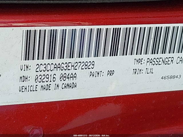 Продаж на аукціоні авто 2014 Chrysler 300, vin: 2C3CCAAG3EH272829, номер лоту: 45081213