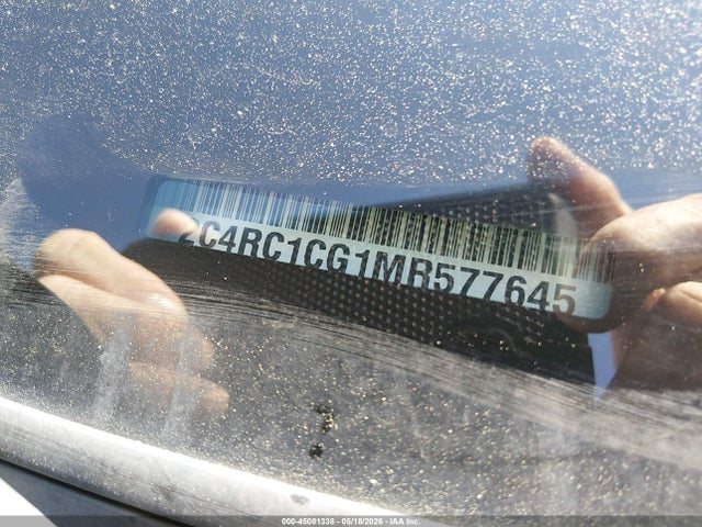 45081338 :رقم المزاد ، 2C4RC1CG1MR577645 vin ، 2021 Chrysler Voyager Lx مزاد بيع