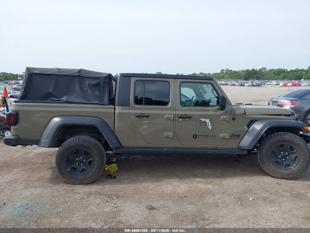 45081395 :رقم المزاد ، 1C6JJTAGXLL167796 vin ، 2020 Jeep Gladiator Sport S 4x4 مزاد بيع