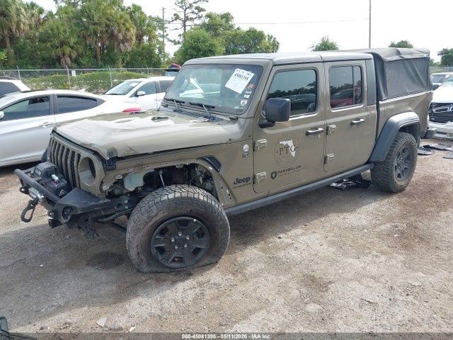 45081395 :رقم المزاد ، 1C6JJTAGXLL167796 vin ، 2020 Jeep Gladiator Sport S 4x4 مزاد بيع
