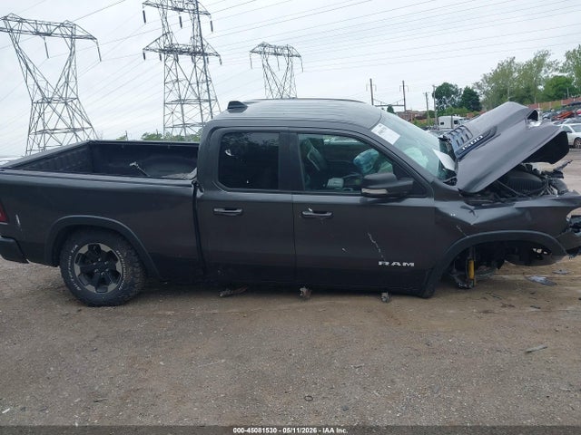 45081530 :رقم المزاد ، 1C6RRFEG6KN845762 vin ، 2019 Ram 1500 Rebel  4x4 6'4 Box مزاد بيع