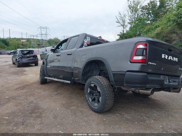 45081530 :رقم المزاد ، 1C6RRFEG6KN845762 vin ، 2019 Ram 1500 Rebel  4x4 6'4 Box مزاد بيع