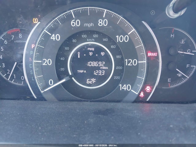 2016 Honda Cr-v Lx მანქანა იყიდება აუქციონზე, vin: 2HKRM4H33GH634580, აუქციონის ნომერი: 45081665