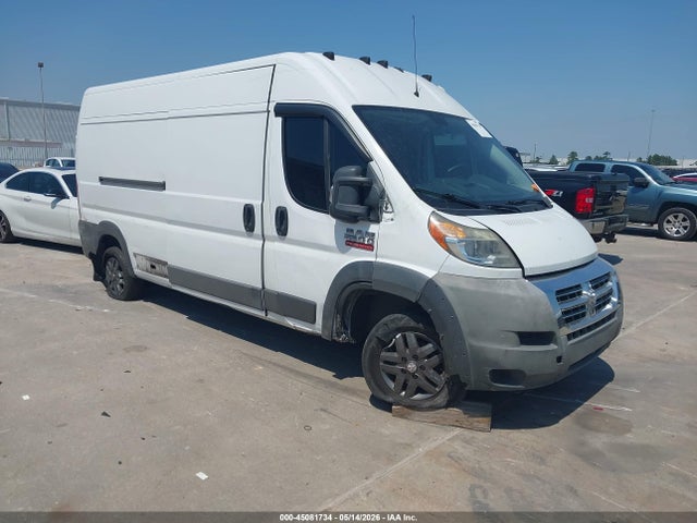 2014 Ram Promaster 2500 High Roof მანქანა იყიდება აუქციონზე, vin: 3C6TRVDG8EE107052, აუქციონის ნომერი: 45081734