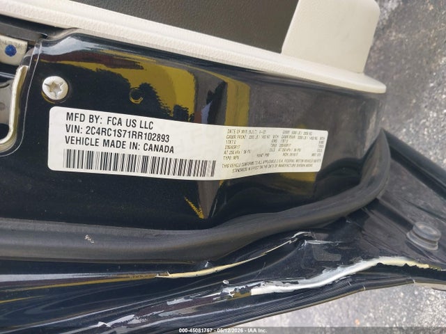 Продаж на аукціоні авто 2024 Chrysler Pacifica Hybrid Select, vin: 2C4RC1S71RR102893, номер лоту: 45081757