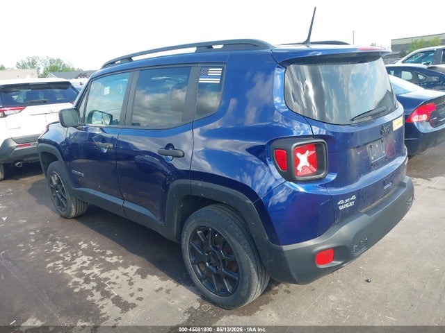 2019 Jeep Renegade Sport 4x4 მანქანა იყიდება აუქციონზე, vin: ZACNJBAB4KPK71586, აუქციონის ნომერი: 45081880