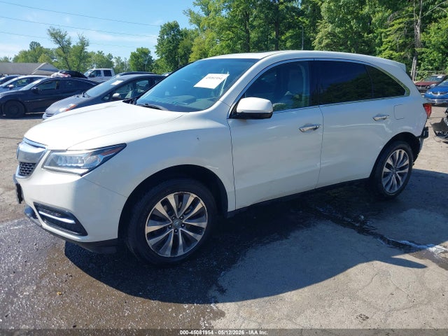 45081954 :رقم المزاد ، 5FRYD3H4XFB002198 vin ، 2015 Acura Mdx Technology Package مزاد بيع
