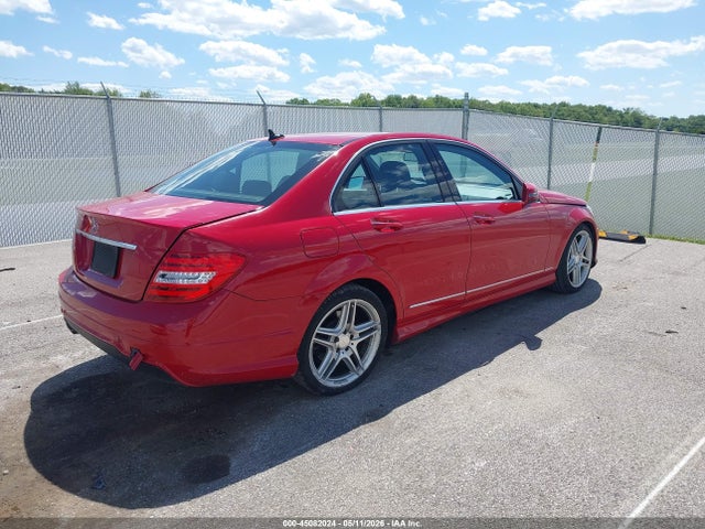 45082024 :رقم المزاد ، WDDGF4HB2DR278724 vin ، 2013 Mercedes-benz C 250 Sport مزاد بيع