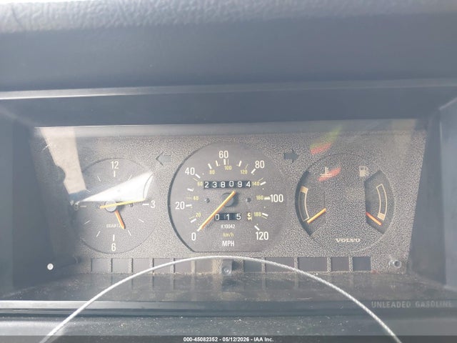 1991 Volvo 240 მანქანა იყიდება აუქციონზე, vin: YV1AA884XM1441037, აუქციონის ნომერი: 45082352