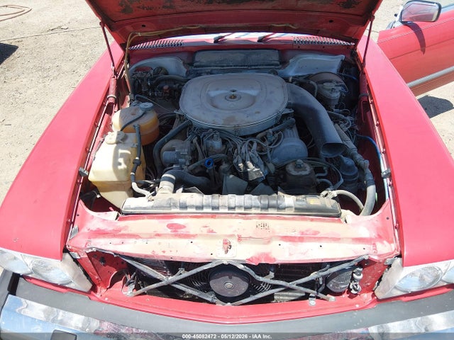 1984 Mercedes-benz 380 Sl მანქანა იყიდება აუქციონზე, vin: WDBBA45A0EA011207, აუქციონის ნომერი: 45082472