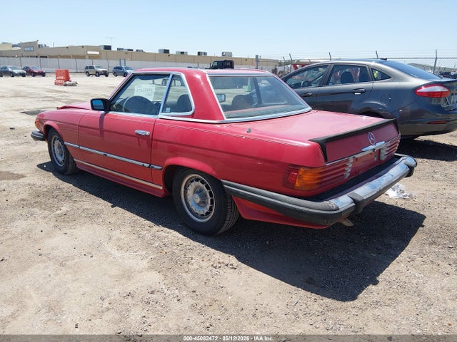 1984 Mercedes-benz 380 Sl მანქანა იყიდება აუქციონზე, vin: WDBBA45A0EA011207, აუქციონის ნომერი: 45082472
