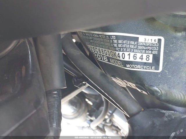 JH2SC68G3GK401648 Honda GL1800