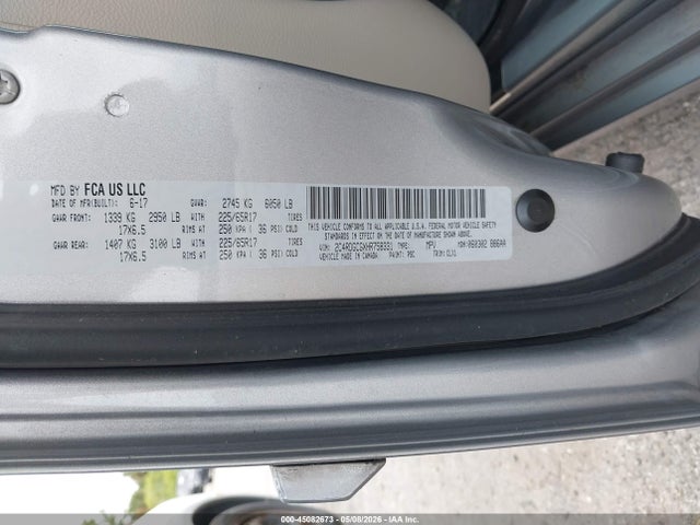 Продаж на аукціоні авто 2017 Dodge Grand Caravan Sxt, vin: 2C4RDGCGXHR758331, номер лоту: 45082673