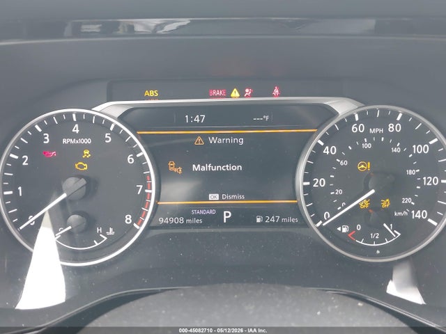 2023 Nissan Pathfinder Sl Fwd მანქანა იყიდება აუქციონზე, vin: 5N1DR3CAXPC258088, აუქციონის ნომერი: 45082710