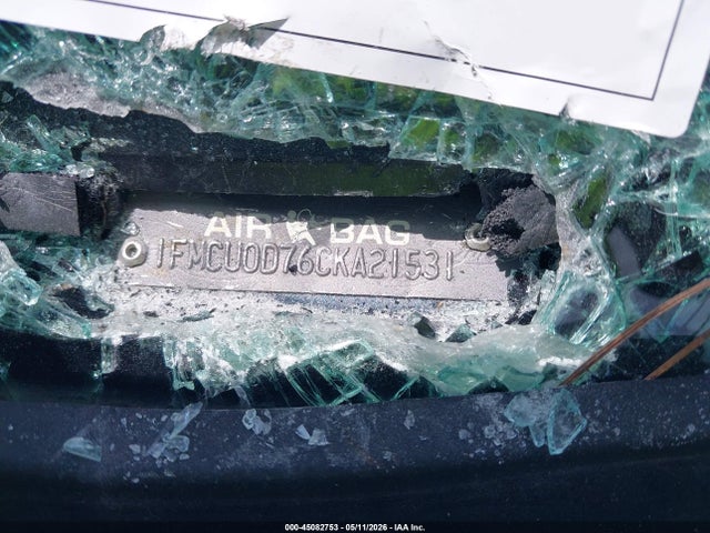 2012 Ford Escape Xlt მანქანა იყიდება აუქციონზე, vin: 1FMCU0D76CKA21531, აუქციონის ნომერი: 45082753