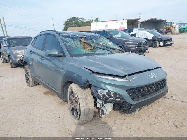 2022 Hyundai Kona Limited მანქანა იყიდება აუქციონზე, vin: KM8K53A33NU804177, აუქციონის ნომერი: 45082790