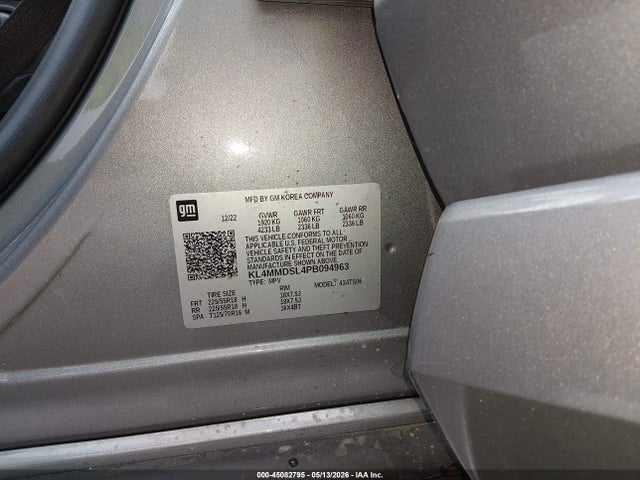 Aukcja sprzedaży 2023 Buick Encore Gx Select Fwd, vin: KL4MMDSL4PB094963, numer aukcji: 45082795