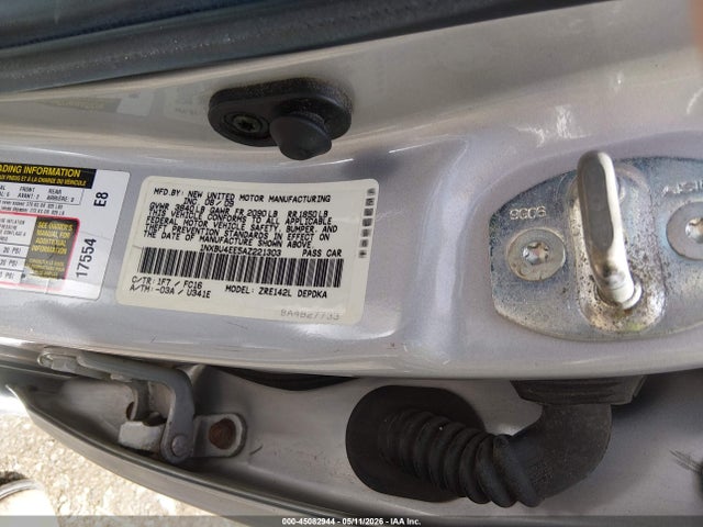 Aukcja sprzedaży 2010 Toyota Corolla Le, vin: 1NXBU4EE5AZ221303, numer aukcji: 45082944
