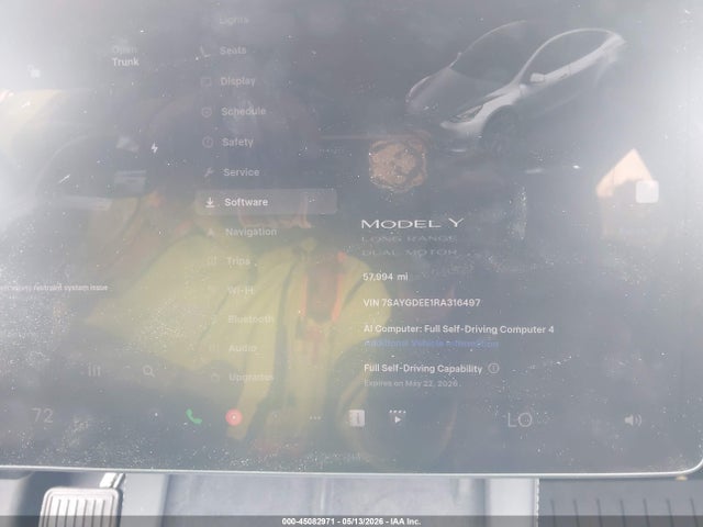 Продаж на аукціоні авто 2024 Tesla Model Y Long Range Dual Motor All-wheel Drive, vin: 7SAYGDEE1RA316497, номер лоту: 45082971