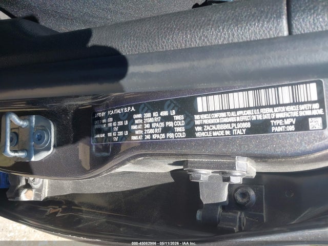 45082986 :رقم المزاد ، ZACNJBBB6LPL90868 vin ، 2020 Jeep Renegade Latitude مزاد بيع