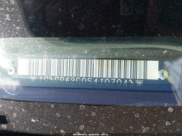 45083070 :رقم المزاد ، 1G3GR62C0S4107043 vin ، 1995 Oldsmobile Aurora مزاد بيع