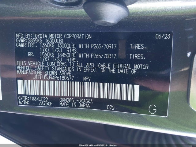 Toyota 4runner Trd Pro 2023 JTELU5JR4P6180677 Image 9