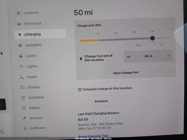 45083105 :رقم المزاد ، 5YJYGDEE2MF254861 vin ، 2021 Tesla Model Y Long Range Dual Motor All-wheel Drive مزاد بيع