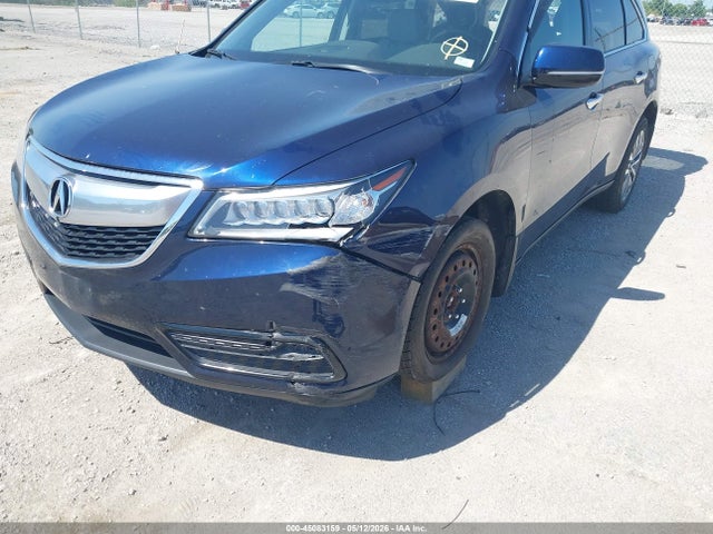 2014 Acura Mdx Technology Package მანქანა იყიდება აუქციონზე, vin: 5FRYD4H40EB027566, აუქციონის ნომერი: 45083159