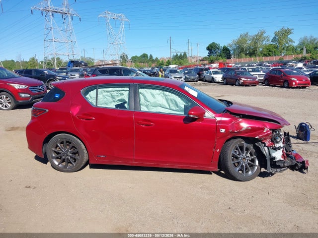 45083239 :رقم المزاد ، JTHKD5BH2D2164551 vin ، 2013 Lexus Ct 200h مزاد بيع