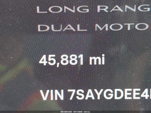 Продажа на аукционе авто 2022 Tesla Model Y Long Range Dual Motor All-wheel Drive, vin: 7SAYGDEE4NA006080, номер лота: 45083262