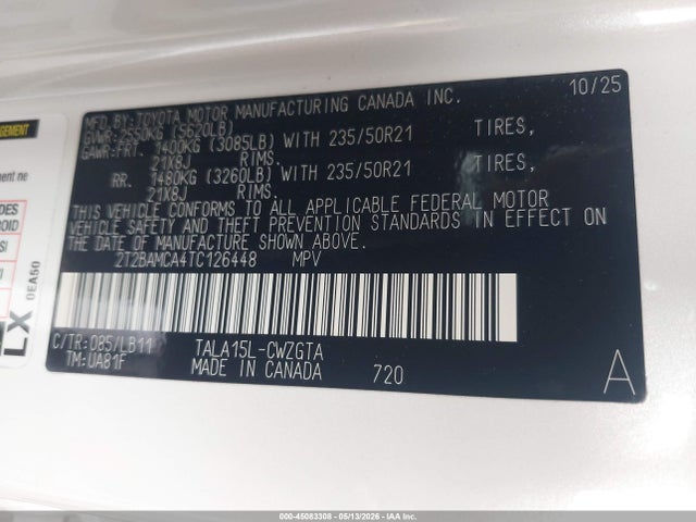 Lexus Rx 350 Premium+ 2026 2T2BAMCA4TC126448 Image 9