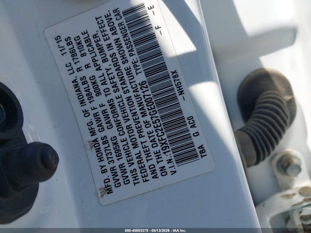 19XFC2E57GE007126 Honda Civic Lx