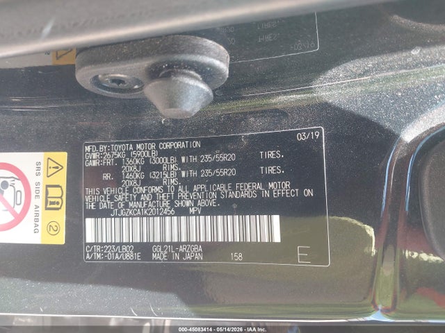 Lexus Rx 350l Premium 2019 JTJGZKCA1K2012456 Image 9