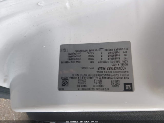 45083509 :رقم المزاد ، 1GCNKSE06BZ156448 vin ، 2011 Chevrolet Silverado 1500 Lt مزاد بيع