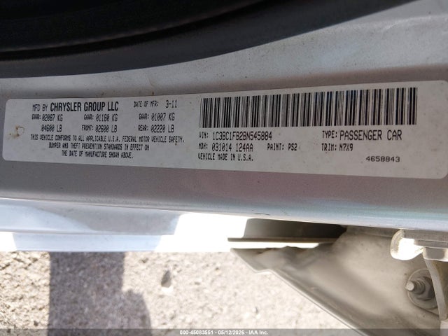 Продаж на аукціоні авто 2011 Chrysler 200 Touring, vin: 1C3BC1FB2BN545884, номер лоту: 45083551
