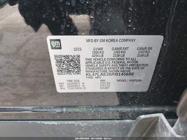 Продажа на аукционе авто 2024 Buick Envista Preferred Fwd, vin: KL47LAE26RB145688, номер лота: 45083608