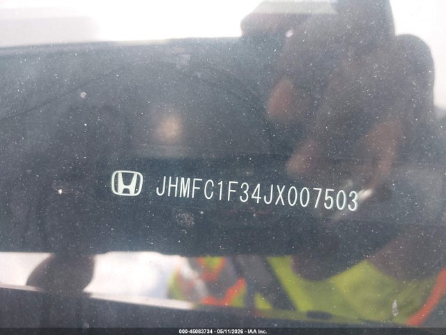 JHMFC1F34JX007503 Honda Civic Ex-t