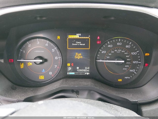 Auction sale of the 2019 Subaru Crosstrek 2.0i Premium, vin: JF2GTAEC9K8293689, lot number: 45083741
