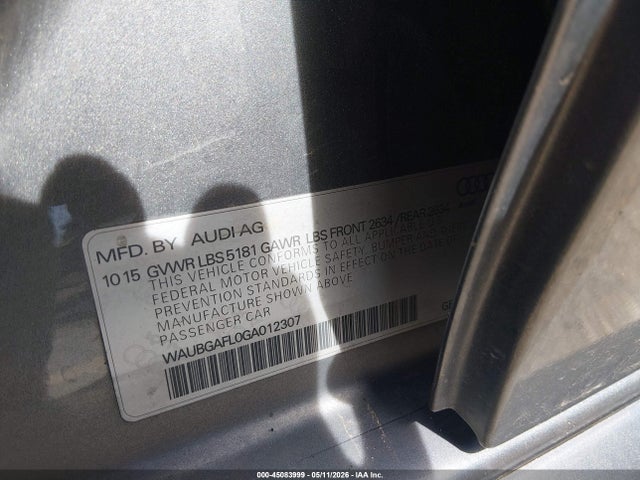 Продаж на аукціоні авто 2016 Audi S4 3.0t Premium Plus, vin: WAUBGAFL0GA012307, номер лоту: 45083999